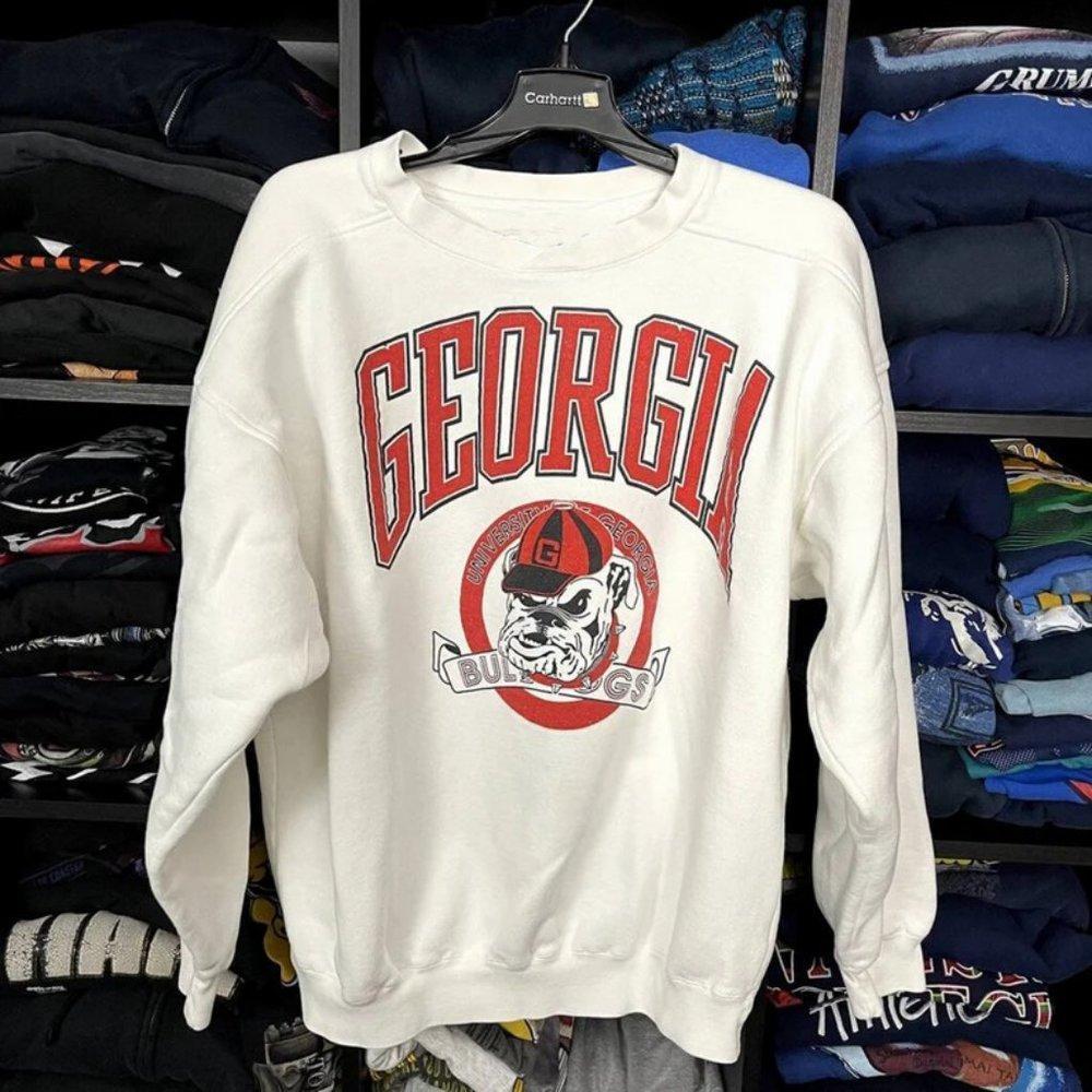 90S Varsity Of Georgia Bulldogs Football Georgia Bulldogs Her Shirt